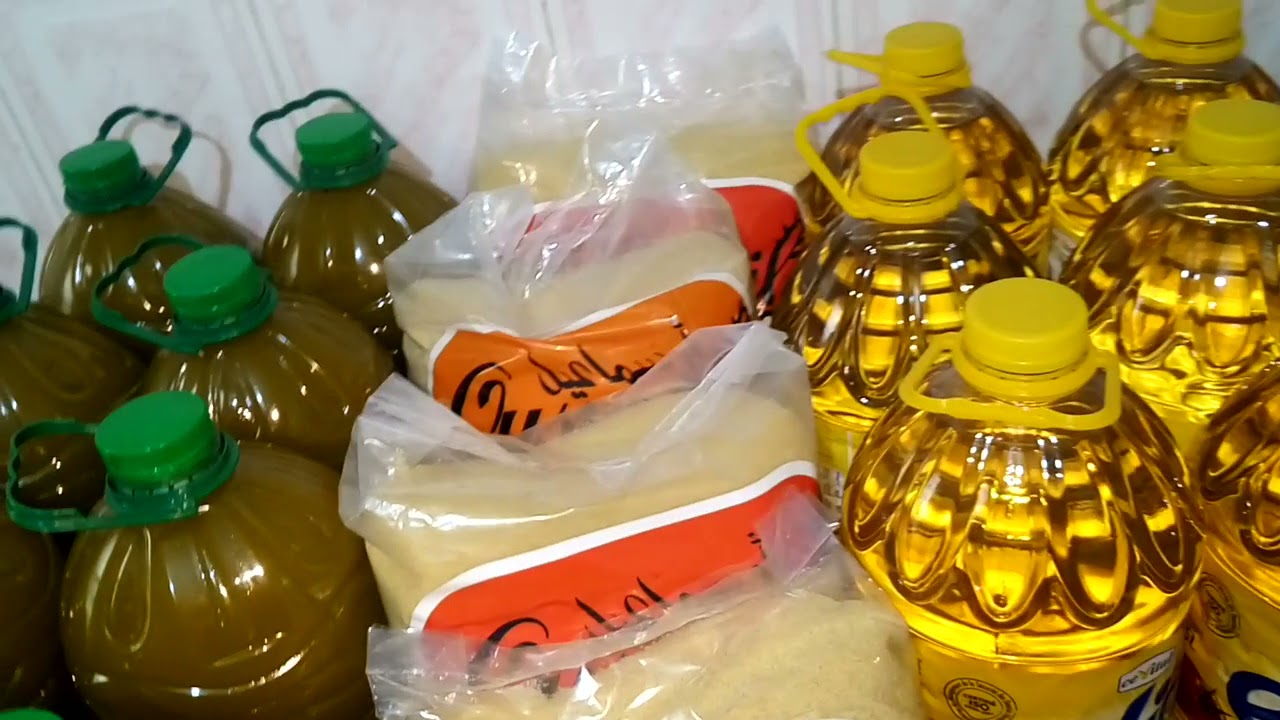 مستجدات بيت خزين ام ندى (زيت الطبخ زيت الزيتون كسكس) عولة  سنة ربي يحيينا ويهنينا