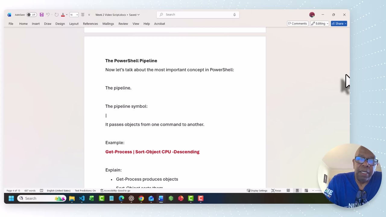 Week 2 CS150 Scripting Lecture Video