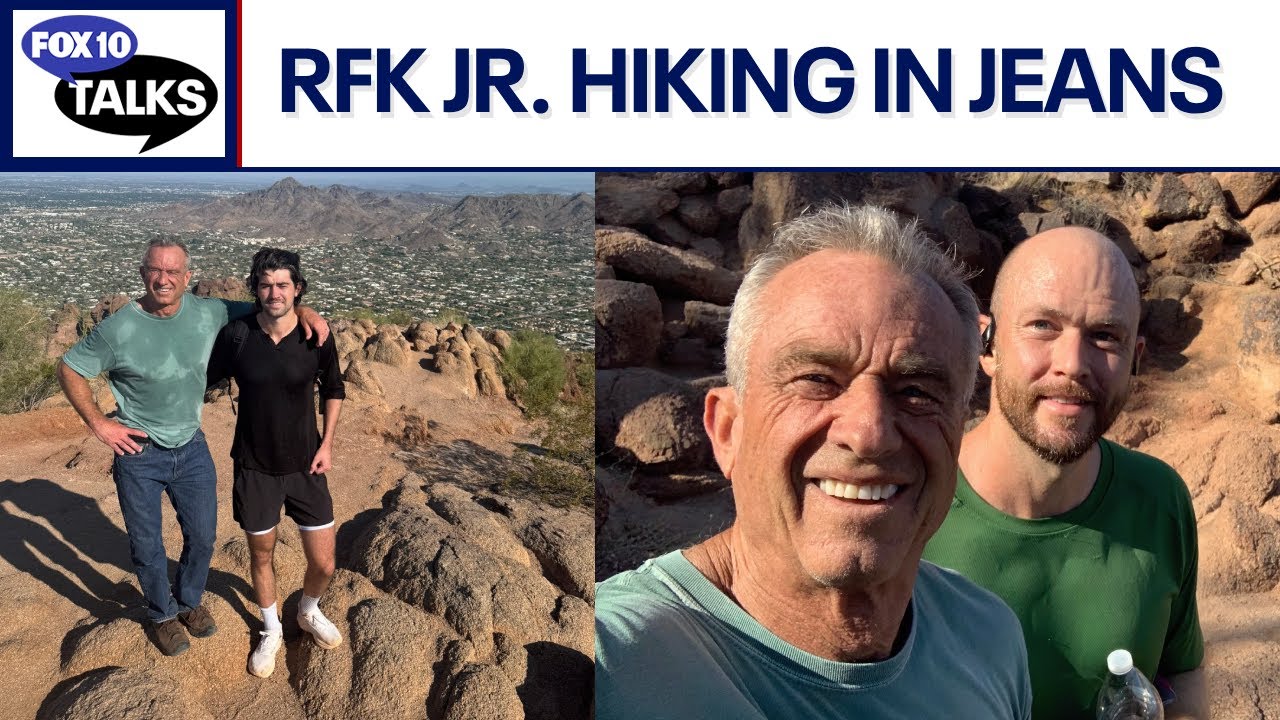 RFK Jr. seen hiking Camelback Mountain in jeans | FOX 10 Phoenix