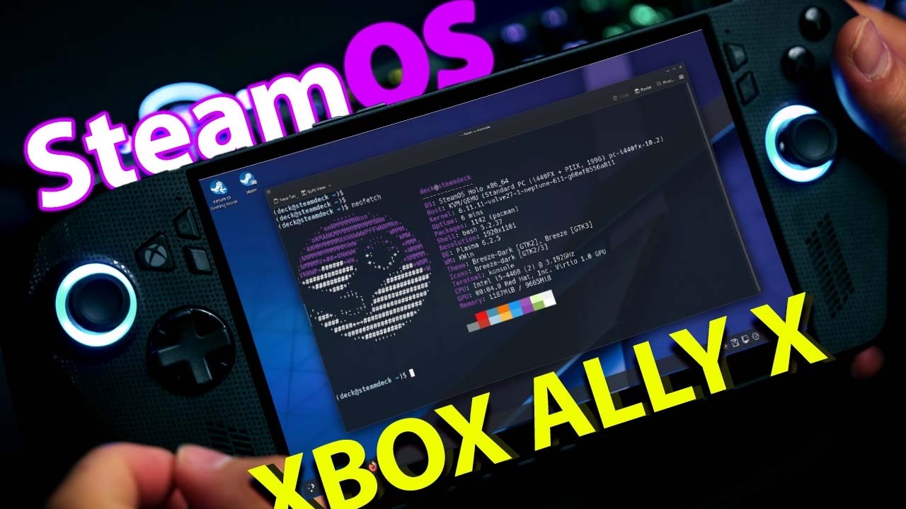 🚨 Как установить SteamOS на ASUS ROG Ally X менее чем за 7 минут! 🚨