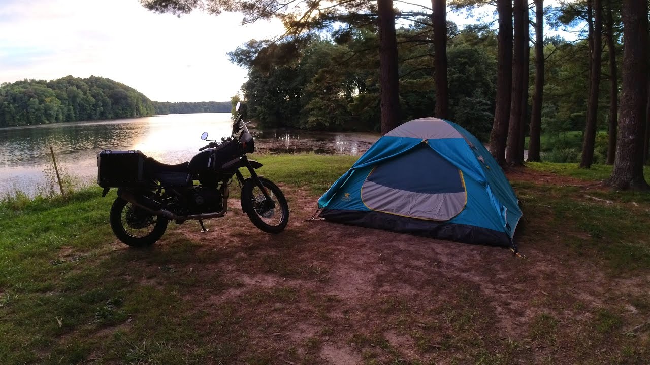 A Harley rider's first moto-camping trip on a Royal Enfield Himalayan