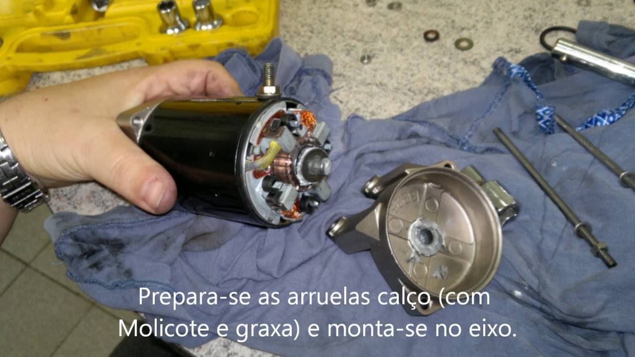 Reforma completa motor de arranque da XT 600
