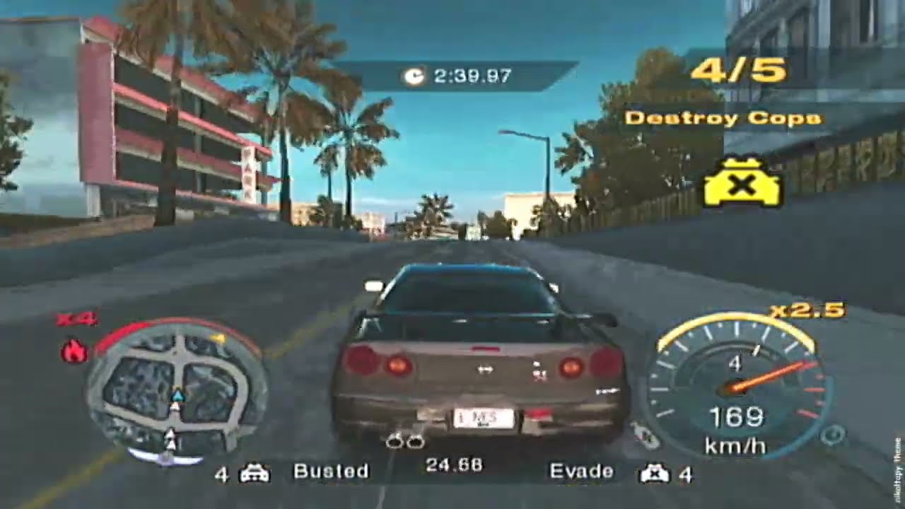 NFS Undercover Part 17 Nissan 240SX SKYLINE GTR R34 PlayStation 2