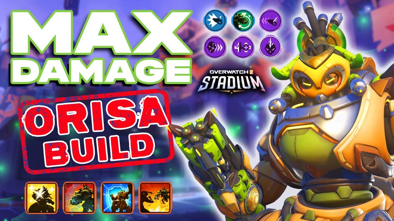 This Max Damage Orisa Build is Actually BROKEN – Overwatch Stadium!