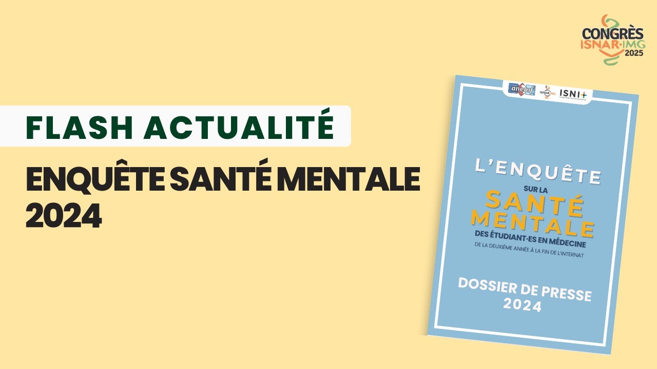 Flash actu n°3 : Enquête Santé Mentale 2024