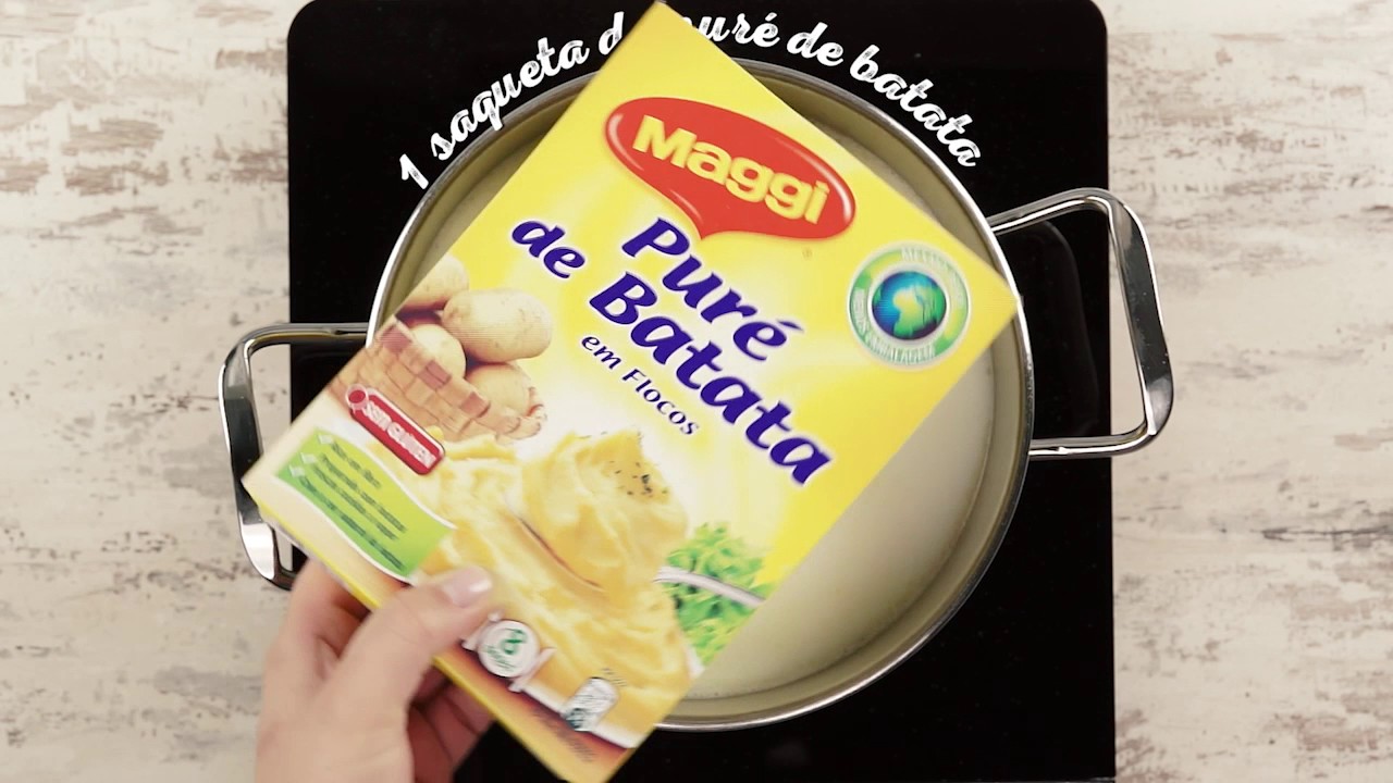 Como preparar o pur&eacute; de batata MAGGI