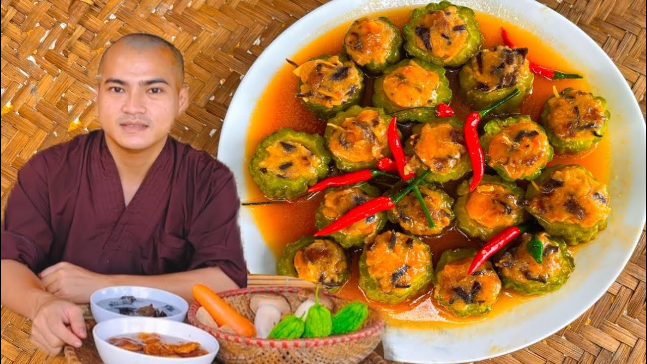 Cách Làm Khổ Qua Nhồi Kho Chay Rất Thơm Ngon |Món Ăn Ngon