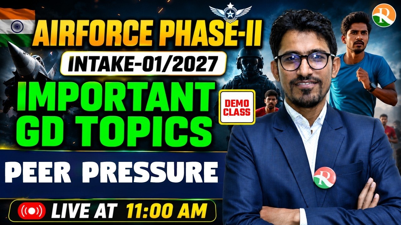Demo Class-01 // Airforce Phase 2 GD Classes / Airforce GD Important Topics / Airforce GD Classes