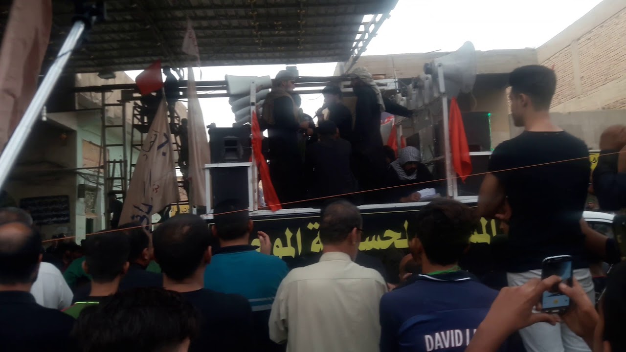موكب شهيد الجمعه في السماوه