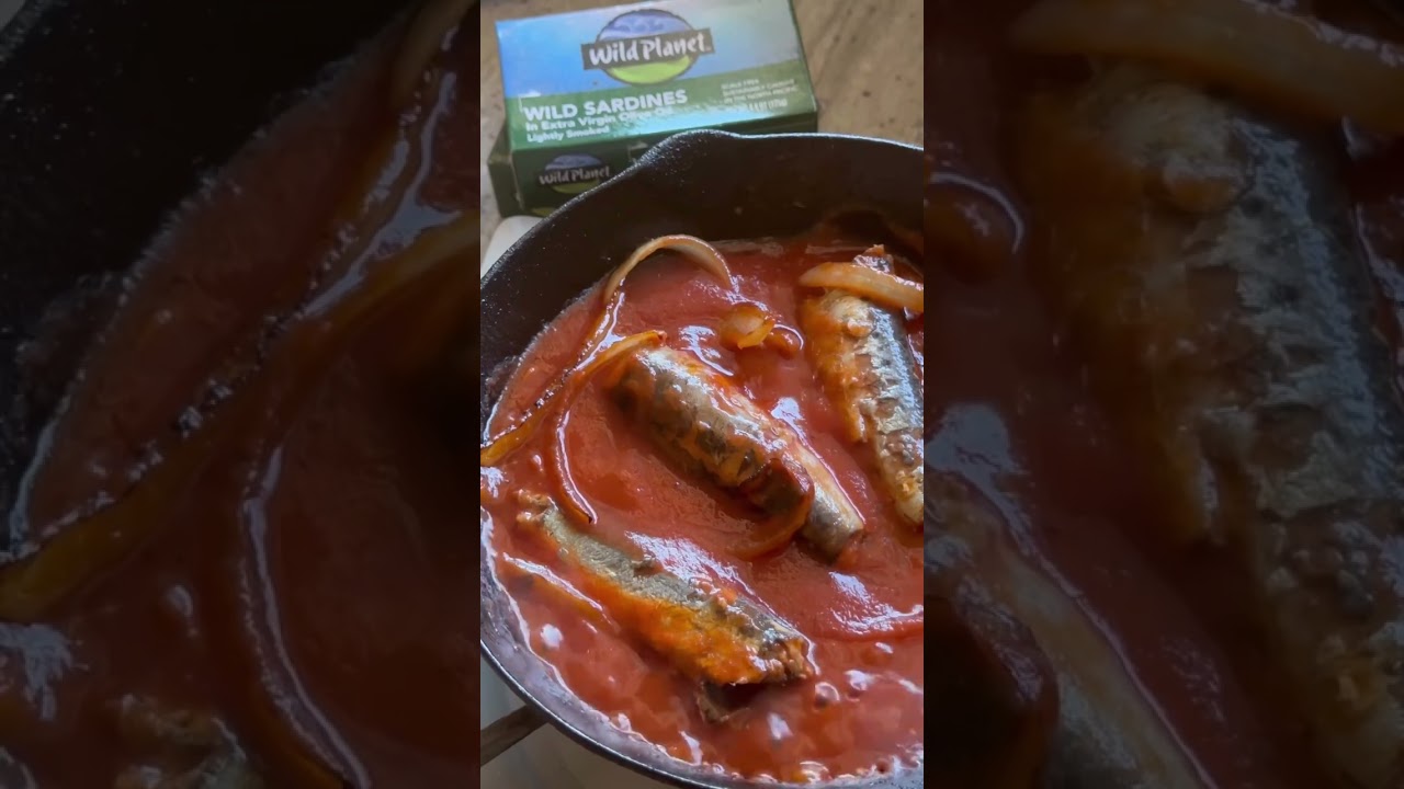Sardines in Tomato Sauce #wildplanet #easyrecipe #quickrecipe #sardines #sardinesrecipe #lunchideas