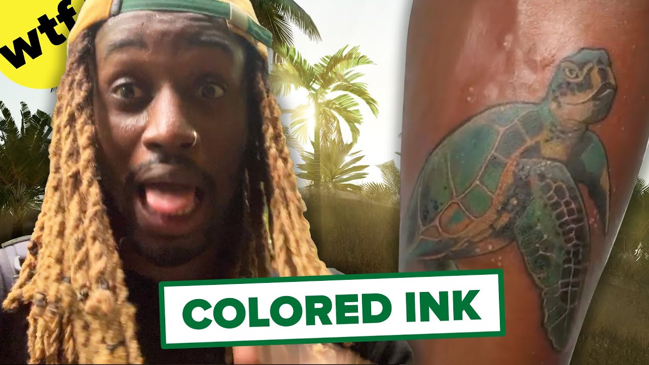 Dark Skinned People Get Color Tattoos