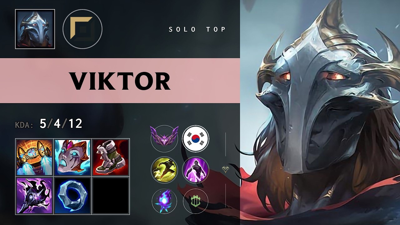 Viktor Top vs Ambessa (Jzr) - KR Master Patch 26.13