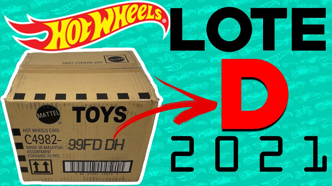 HOT WHEELS CAIXA LOTE D 2021
