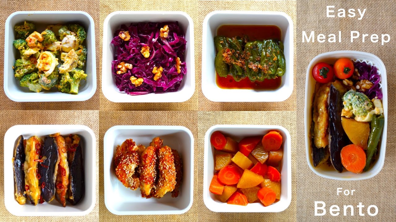 Healthy Japanese BENTO meal prep 🍱🇯🇵 15minute EASY recipes 💪