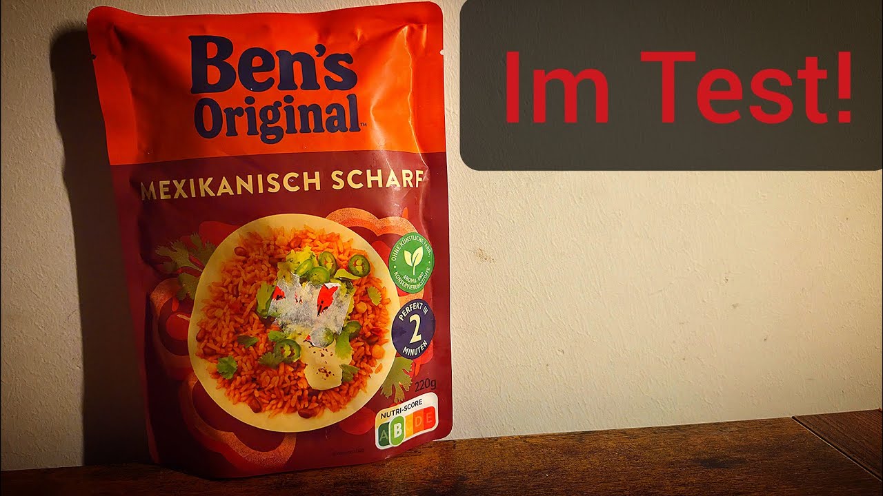 Ich teste: Ben's Original Mexikan Scharf Reis.