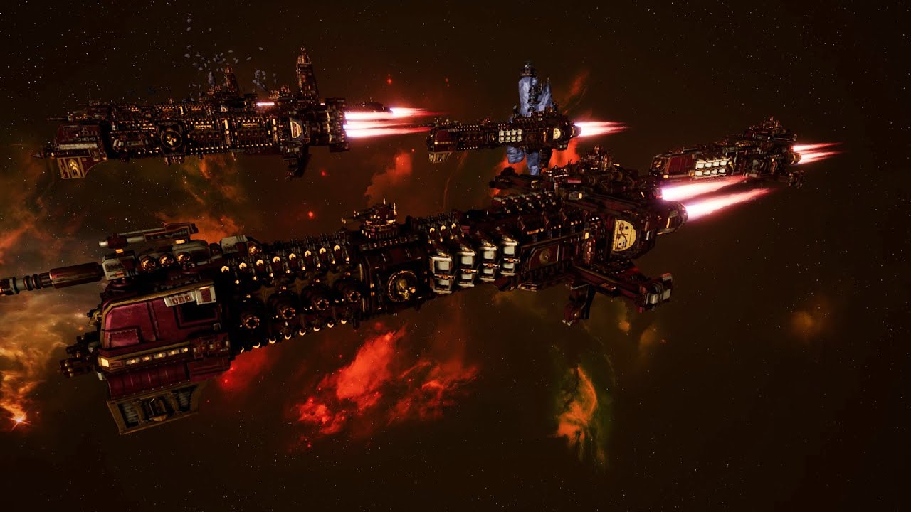 Adeptus Mechanicus vs Tyranids - Massive Battle - Battlefleet Gothic Armada 2
