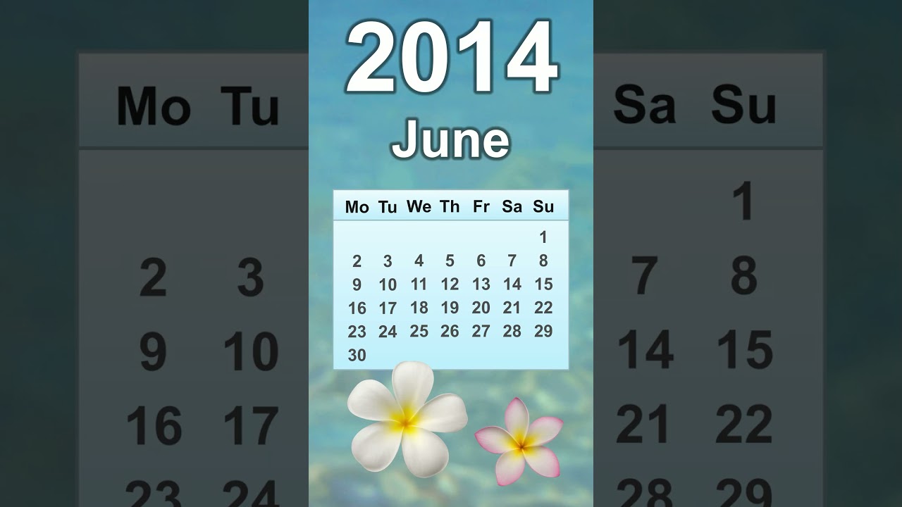 June 2014 Calendar