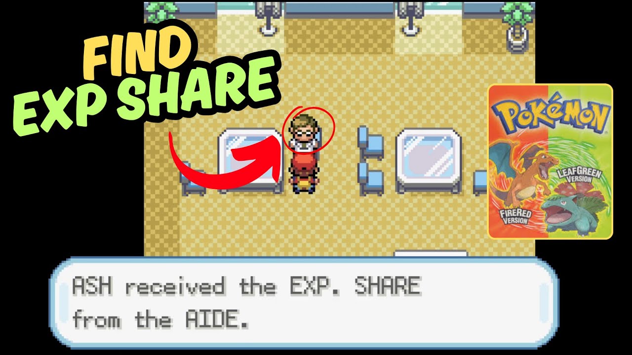 Как быстро НАЙТИ обмен опытом в Pokemon FireRed и LeafGreen