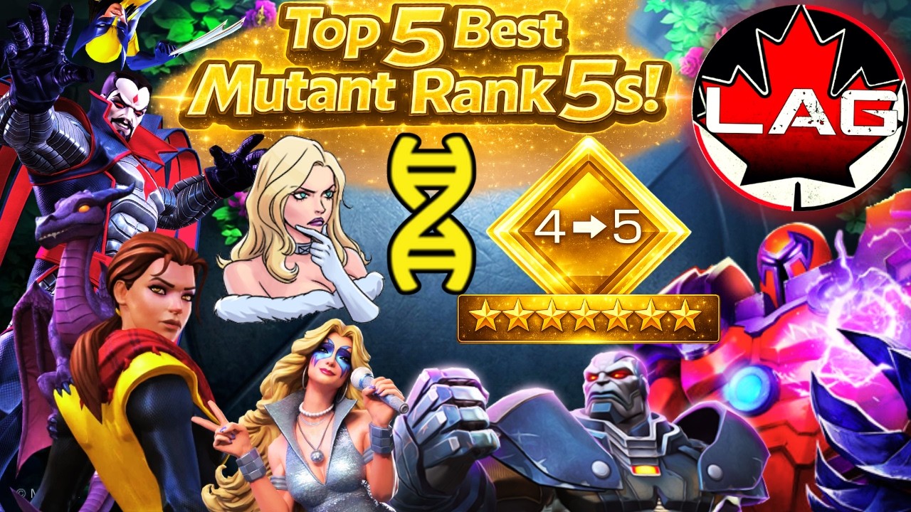 💎Top 5 BEST Rank 5 Mutant Champion’s! RANKED! Most Value For Your Resources! Tier 5 Alpha! 🙌🏻 - MCOC