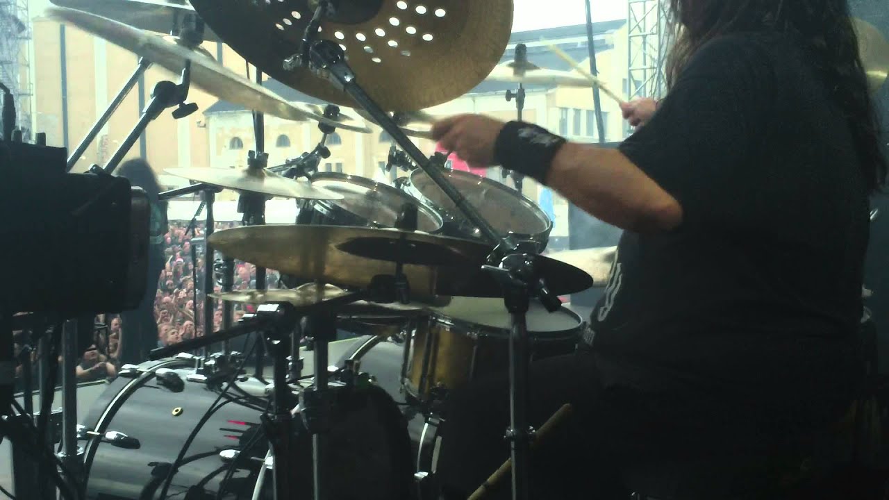 Pearl Artist Gene Hoglan - Native Blood Drum Cam @ Tuska Open Air Metal Festival 2013