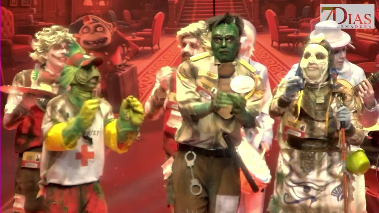 ACTUACIÓN DE LA MURGA LOS LINGARTOS EN LOS PRELIMINARES DEL COMBA 2026
