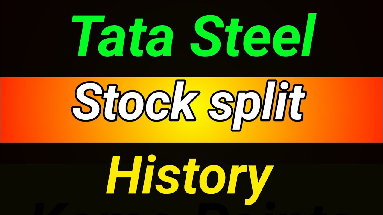 Tata steel share split history🚀tata steel share split and bonus history🚀 tata steel share split