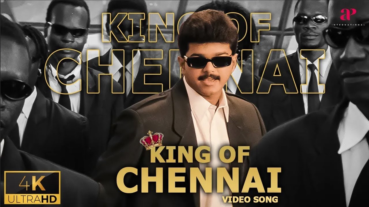 King Of Chennai 4K Video Song | Badri Movie Songs | Vijay | Bhumika | Ramana Gogula