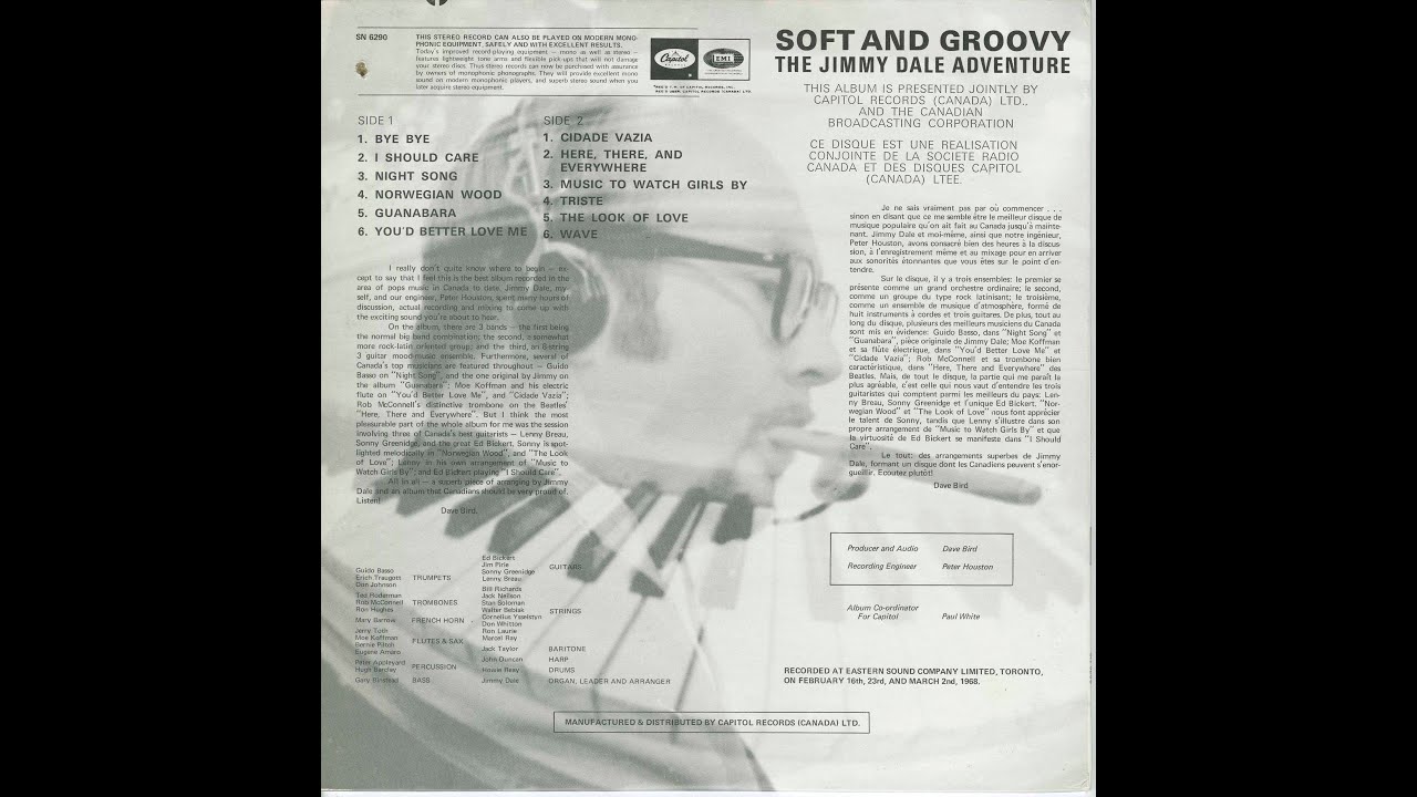 Ed Bickert Talks About Lenny Breau/   Lenny Plays With Ed & Sonny Greenwich on 
