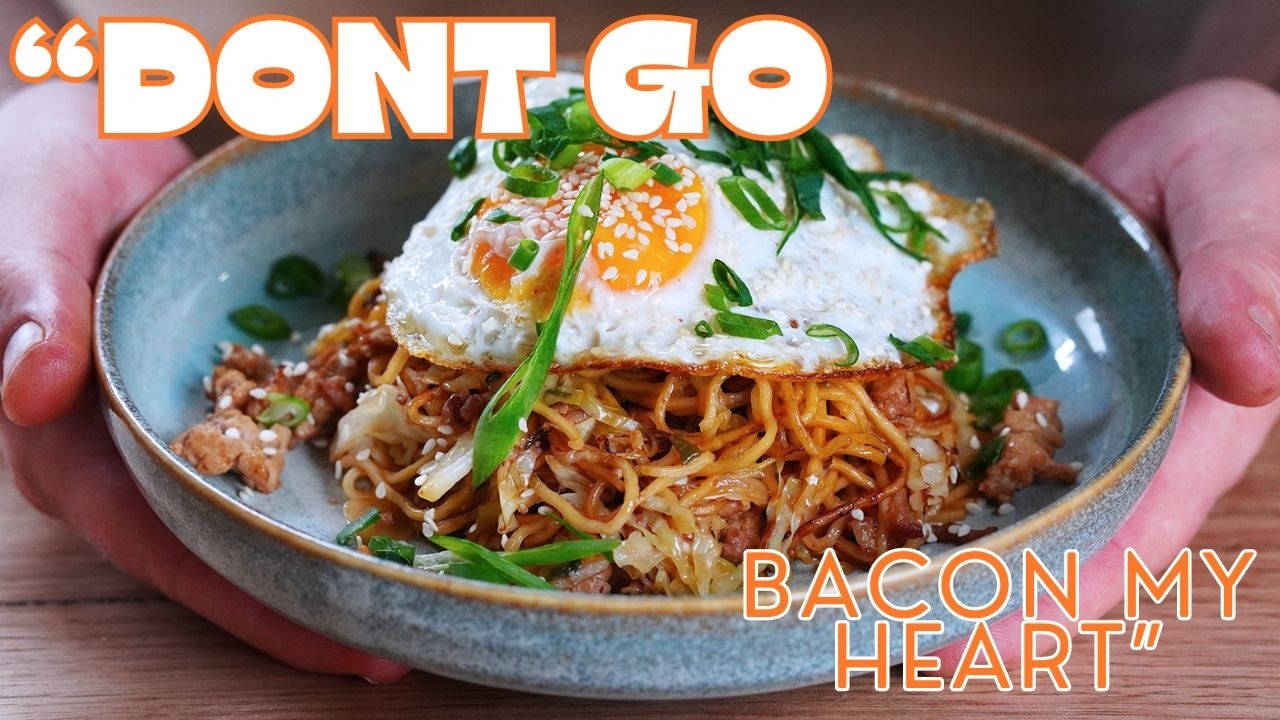 Sticky Korean Pork Noodles I The Pork-fect Noodle Recipe ! 🐷🍜