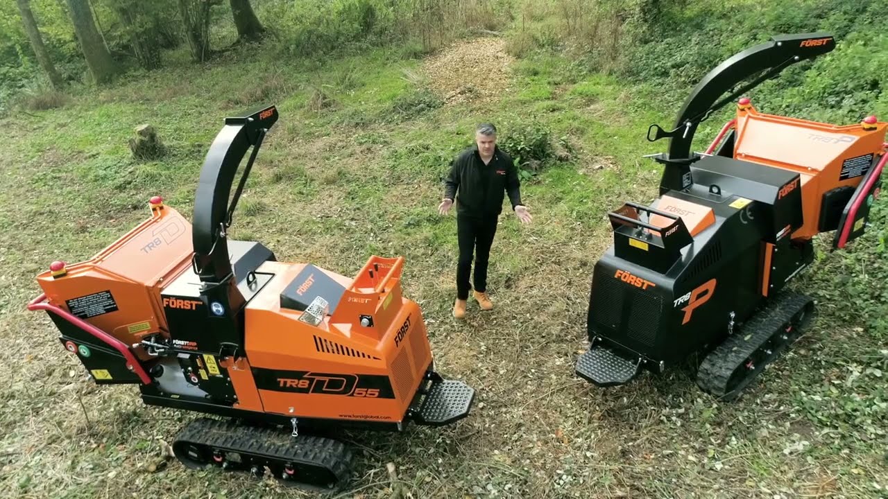 Först: Benzin-200mm-Häcksler im Vergleich zum Diesel