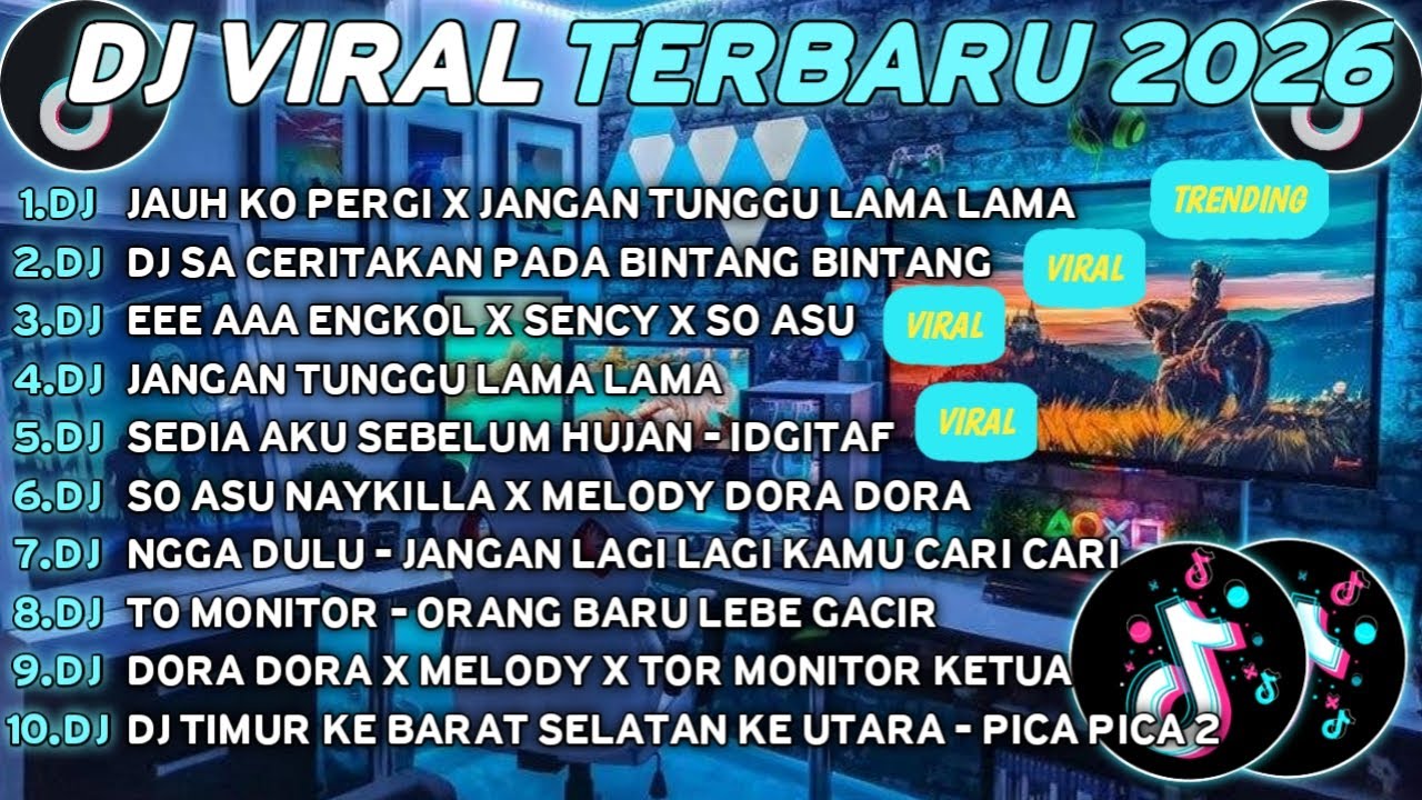 DJ TIKTOK TERBARU 2025-🎵DJ JAUH KO PERGI X JANGAN TUNGGU LAMA LAMA🎵DJ SA CERITAKAN PADA BINTANG