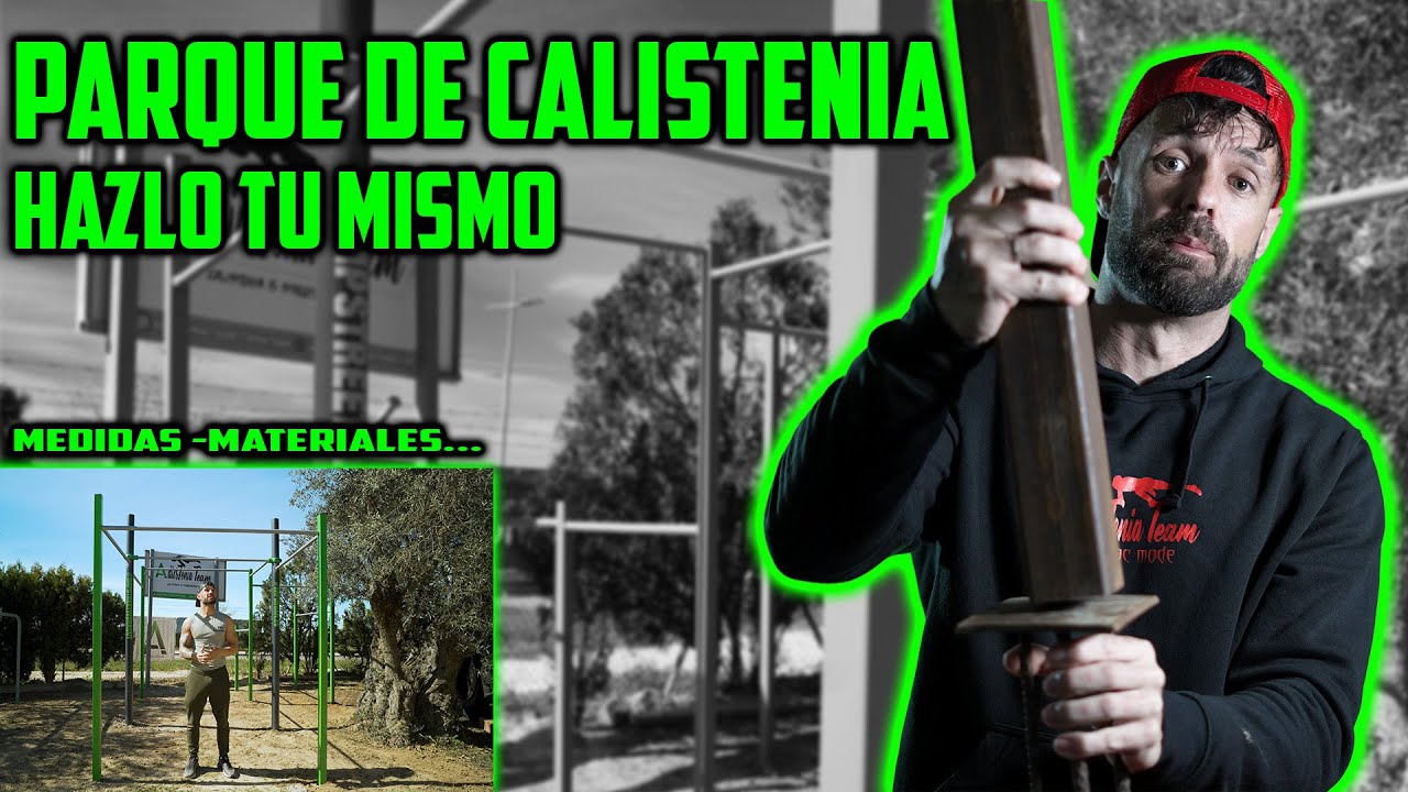 Parque de Calistenia casero | tus propias barras o parque