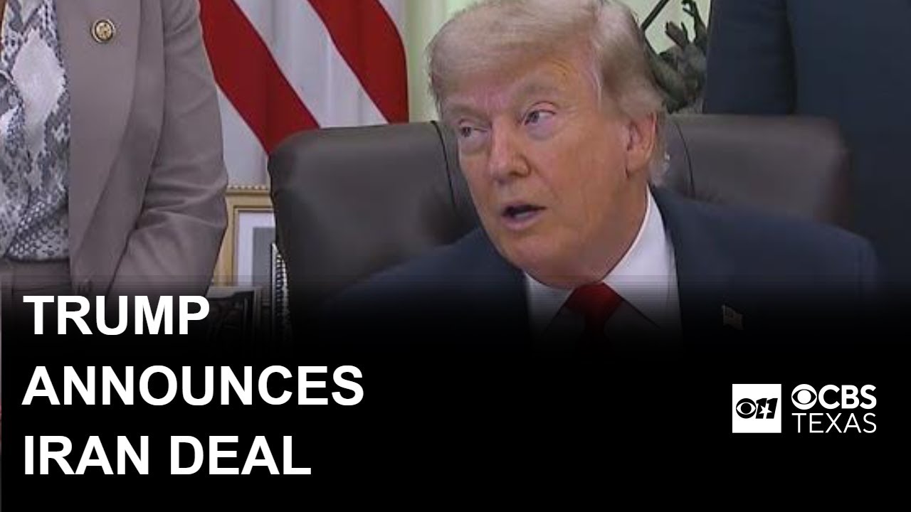Trump announces Iran deal, says agreement will block nuclear weapons