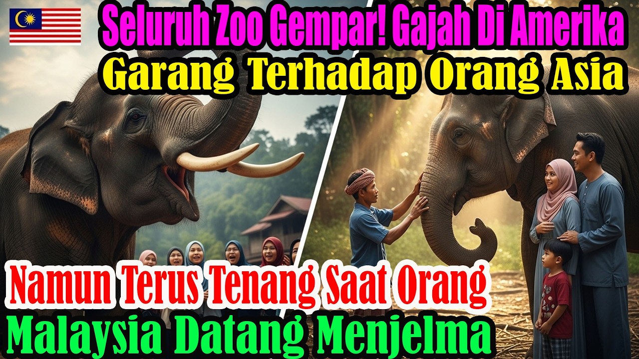 Gajah di zoo Amerika jadi ganas — apa berlaku pada lelaki Malaysia buat semua terkejut global kini!!