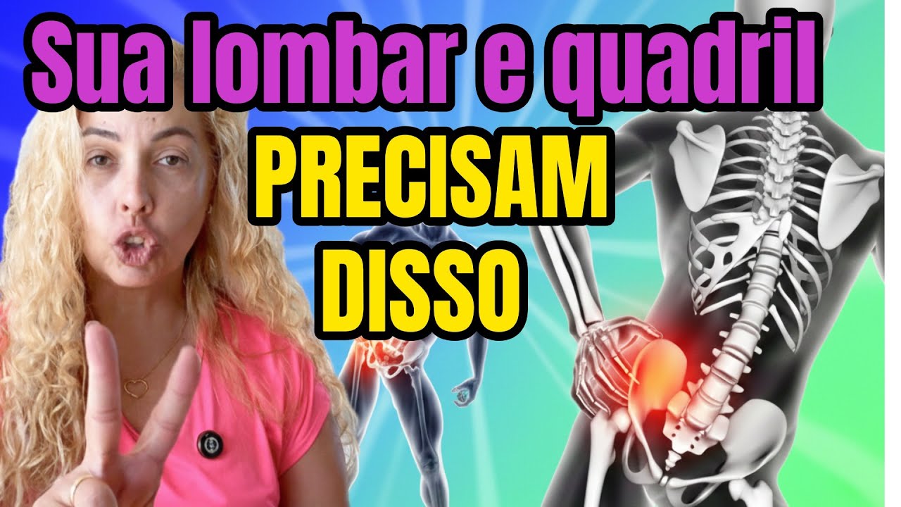 PARE TUDO! FAÇA ESSES 2 EXERCÍCIOS AE A DOR NA LOMBAR E QUADRIL SOME.