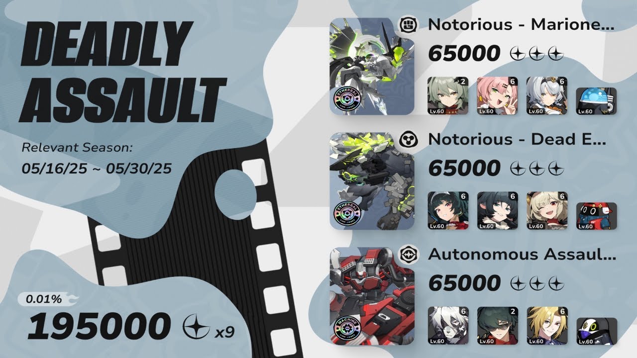 195k Top 0.01% Max Score! Deadly Assault #11 - Zenless Zone Zero (Ver 1.7)