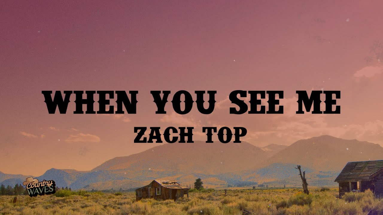 When You See Me - Zach Top (Lyrics)