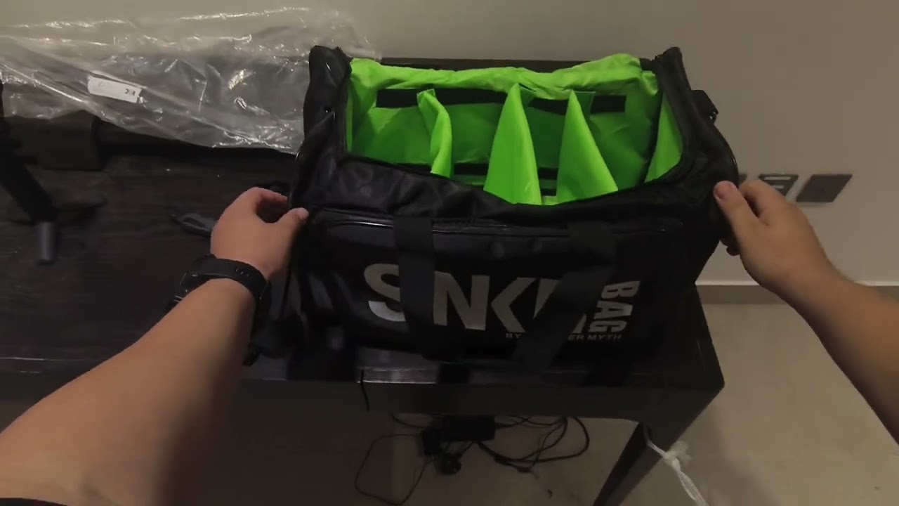SNKR Bag by sbeaker myth (temu) duffle bag for sport activity for  sneakers football basketball