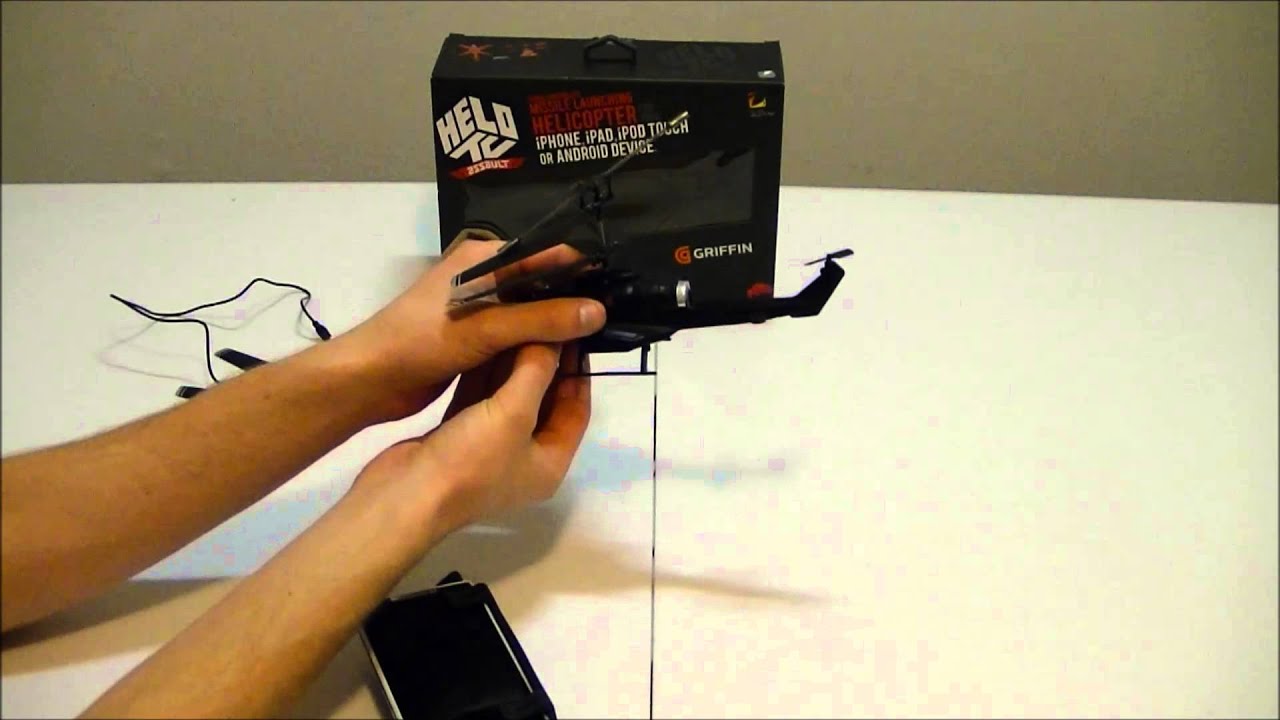 Helo TC app Controlled Helicopter by Griffin, Unboxing/Review