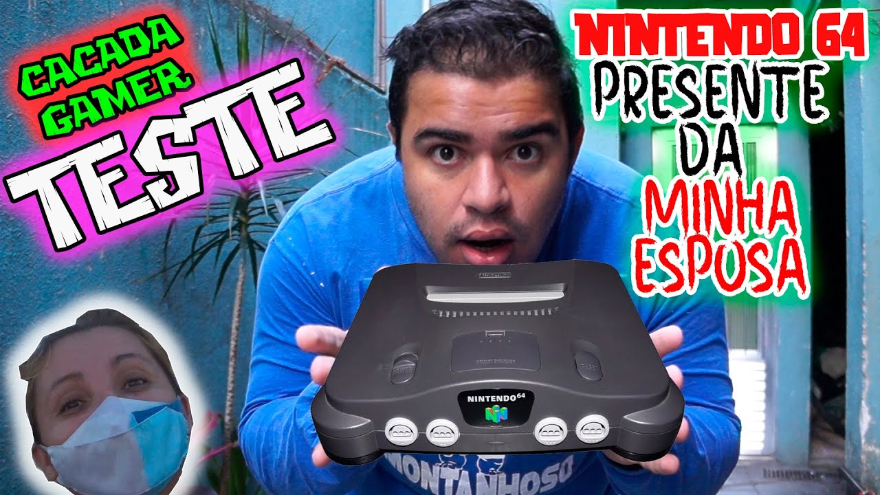 EXPLODIU??? TESTANDO O NINTENDO 64 QUE MINHA ESPOSA ME DEU.