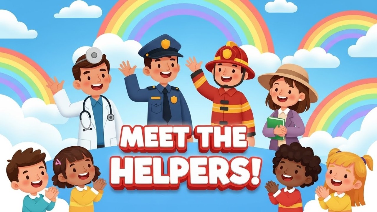 Meet the Helpers | Community Helpers Song for Kids