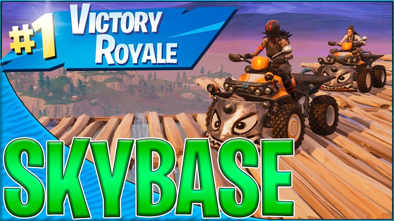 SKYBASE MED ATV! | Dansk Fortnite