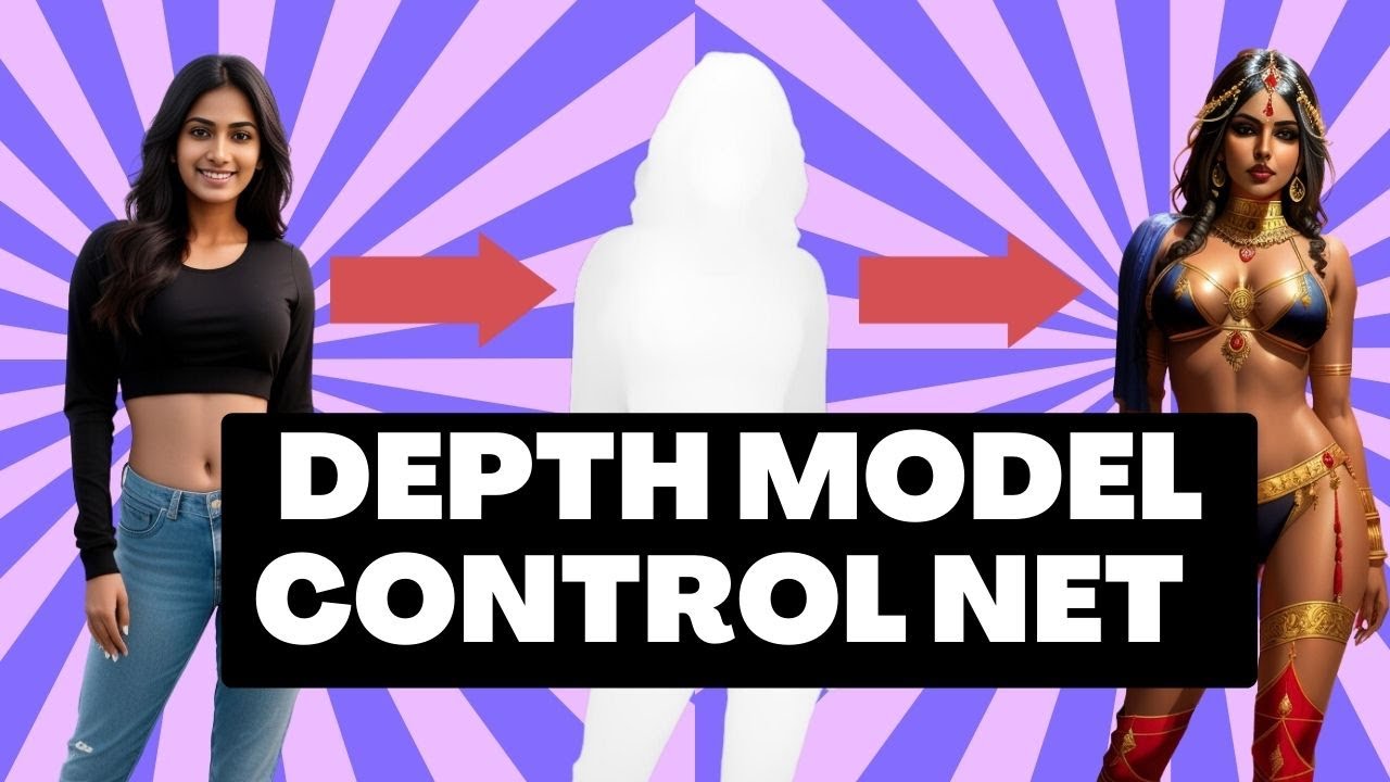 Most detailed video of Depth model on Control net Stable Diffusion you can find on internet