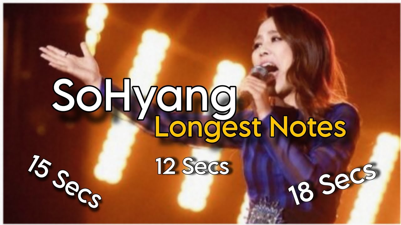 김소향 SoHyang: Longest Notes