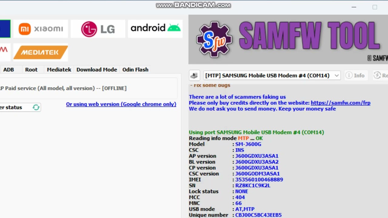 SamFw Tool 4.9 SAMSUNG J6 FRP Bypass 2025 SamFw Too
