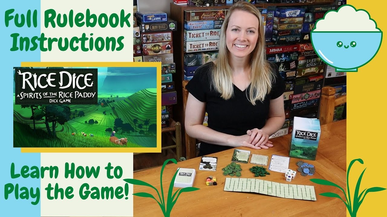 How to Play RICE DICE: A Spirits of the Rice Paddy Dice Game Full Tutorial!