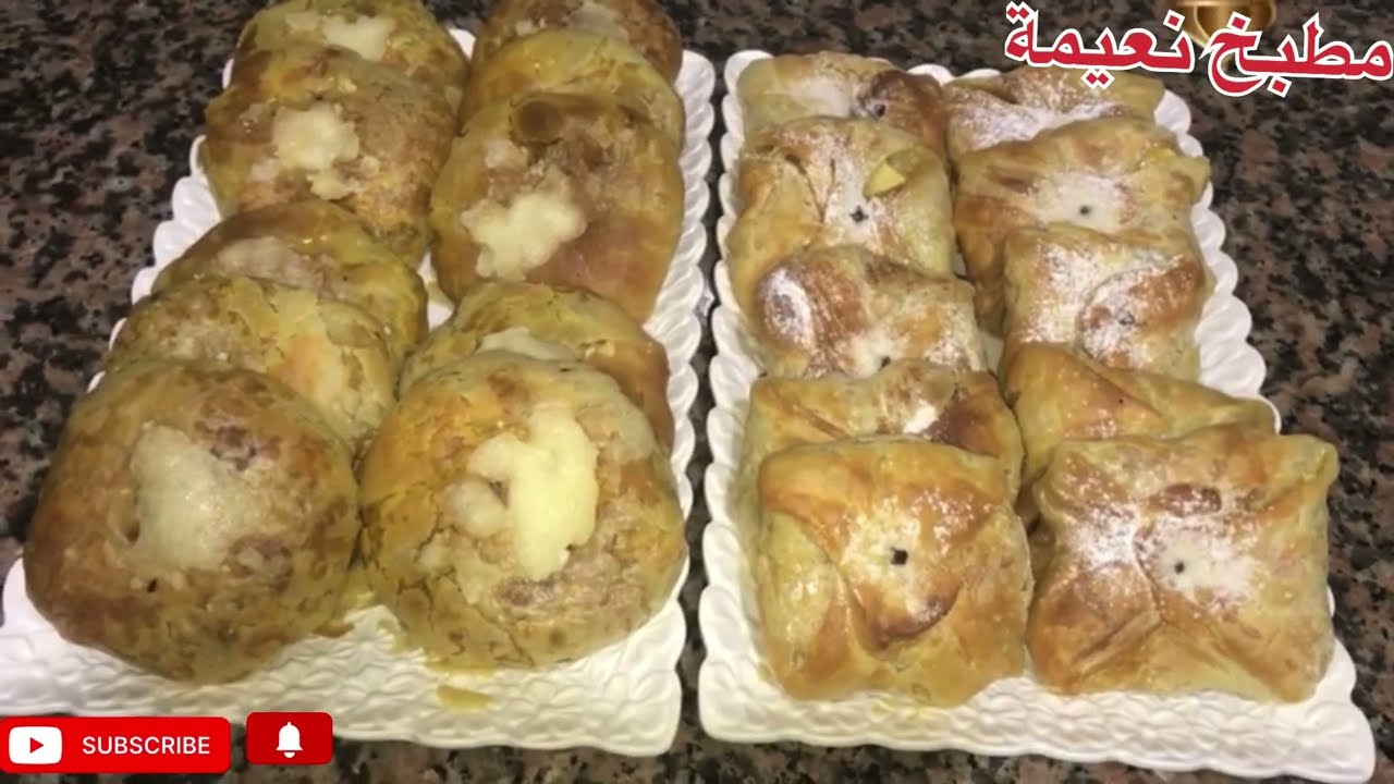 مسمن معمر في الفرن بعجينة واحدة تخرجي المالح والحلو بواحد #الخلطة_السحرية#كاتجي_مورق_لذيذ_بزاف