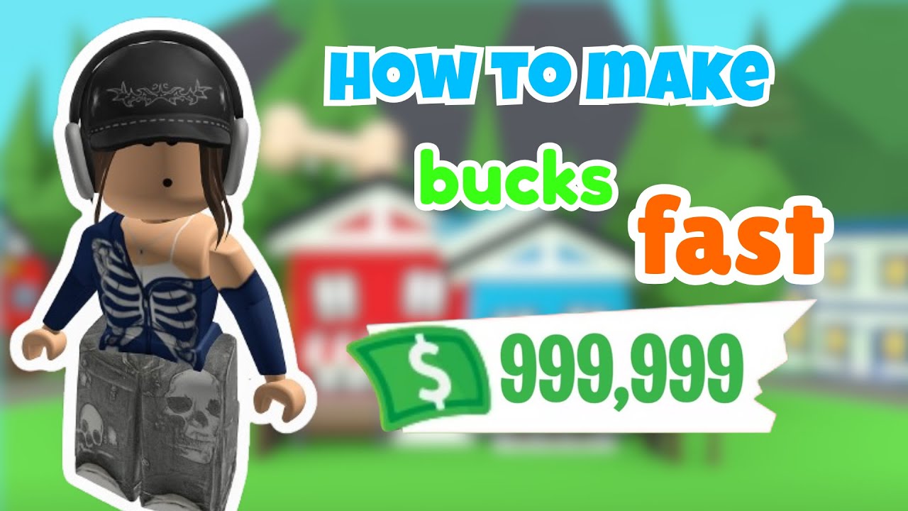 💸 HOW TO GET BUCKS FAST in Adopt Me (Roblox)