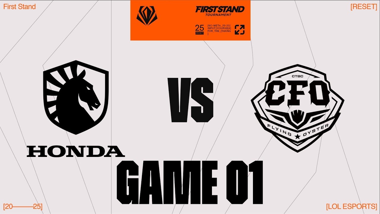 TL vs. CFO - GAME 1 | Round Robin Day 4 | 2025 First Stand  | Team Liquid vs. CTBC Flying Oyster