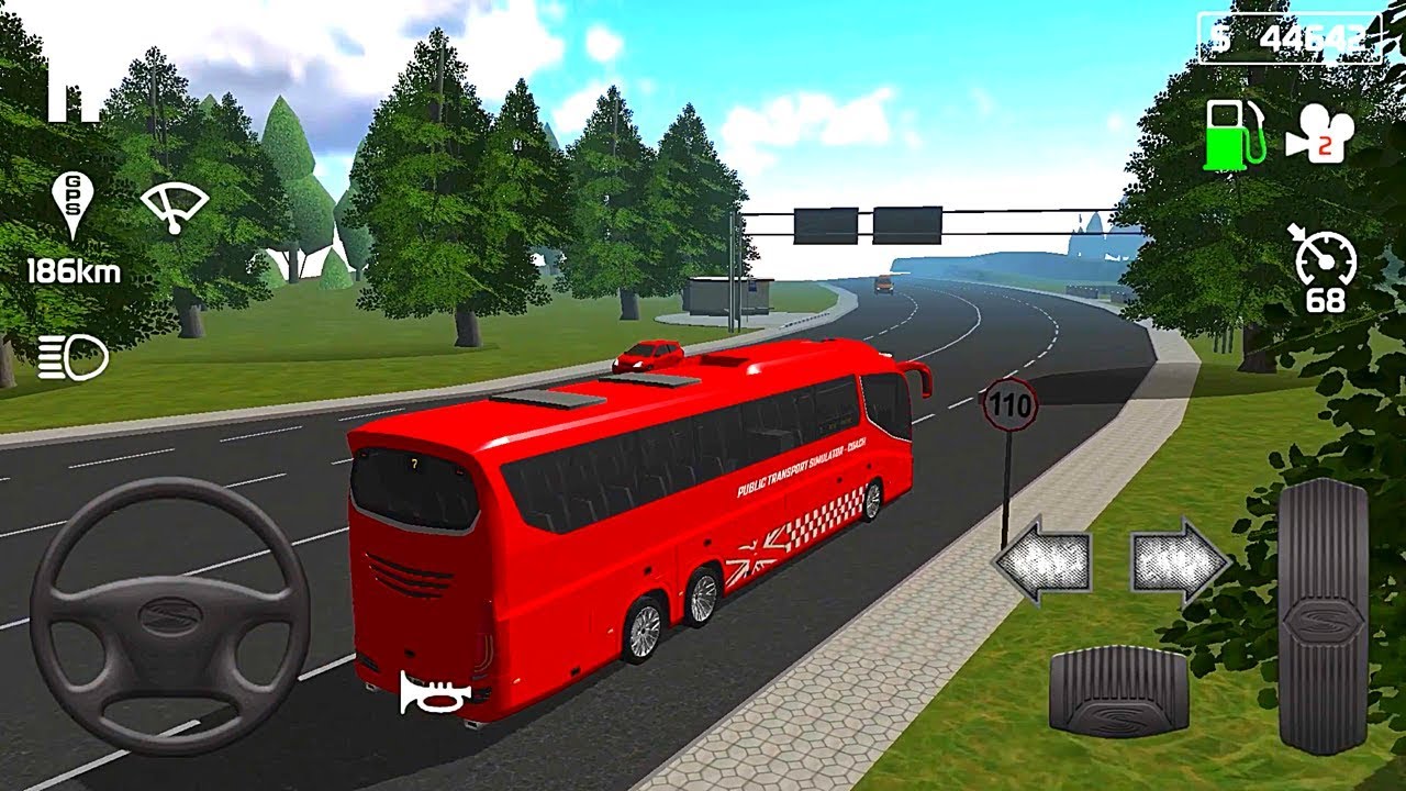 PTS - Coach #18 | Drive Luxurious Bus All Facilities With Toilet Wifi | Mobile Gameplay